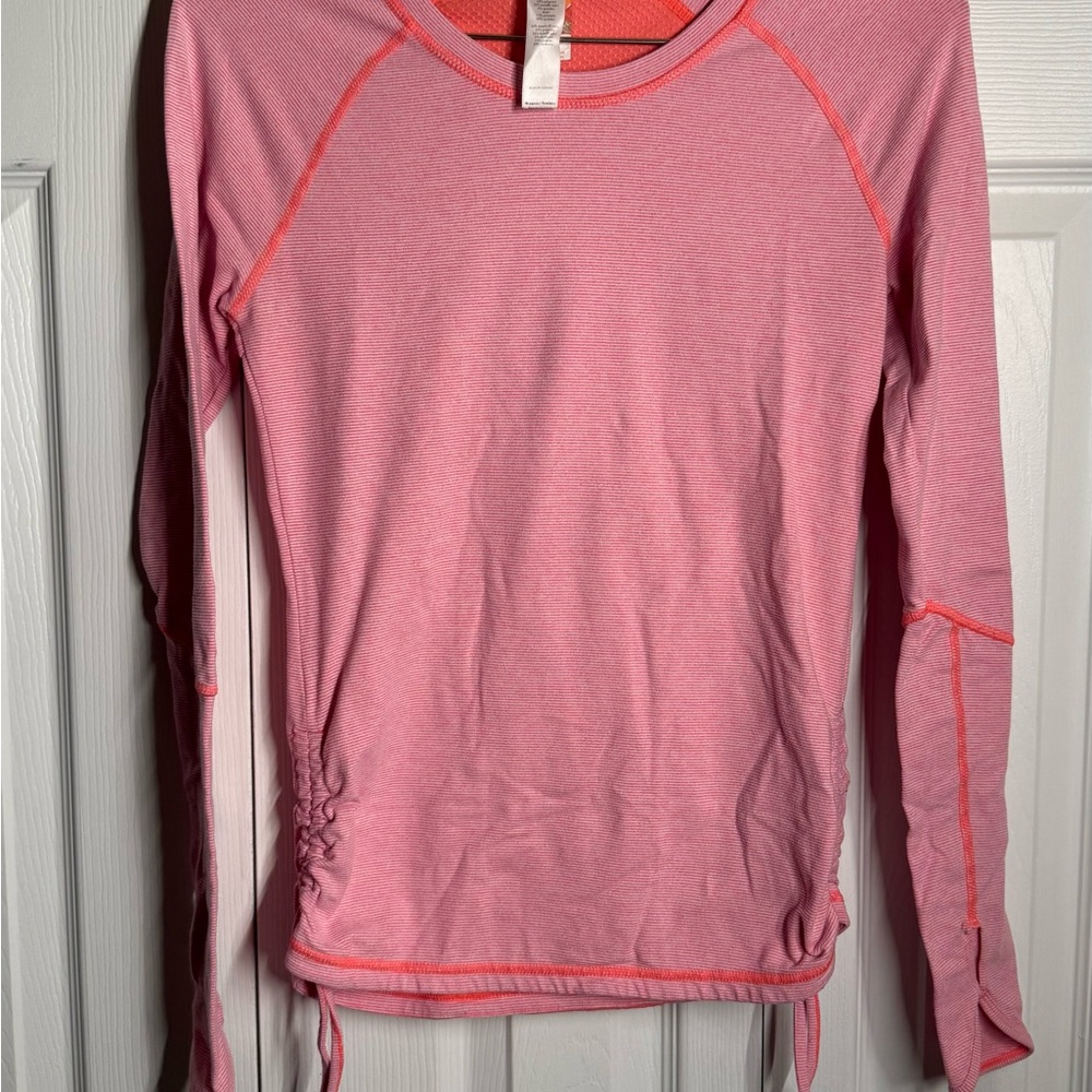 Women's Pink Long Sleeve Top